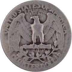 1934 Medium Motto Washington Quarter Circulated Silver 25c Coin-2