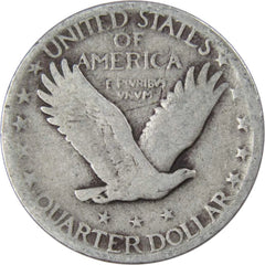 1928 Standing Liberty Quarter Circulated Silver 25c Coin Collectible-2