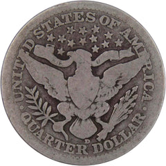 1916 D Barber Quarter Circulated Silver 25c Coin Collectible-2
