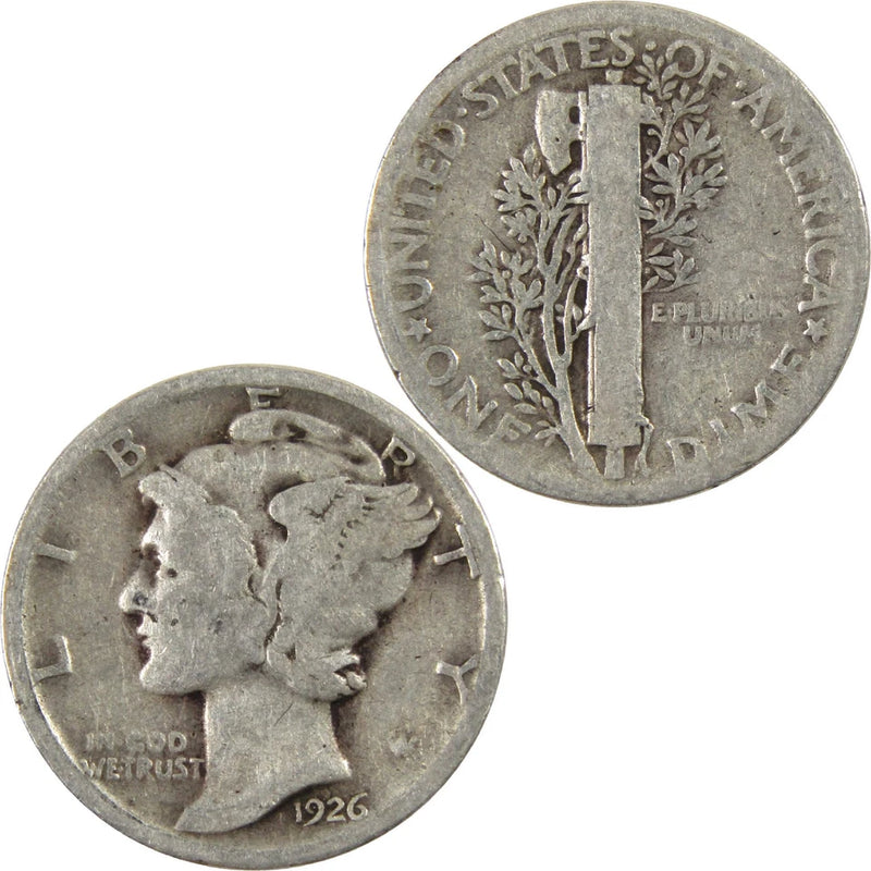 1926 Mercury Dime G Good Silver 10c Coin-4