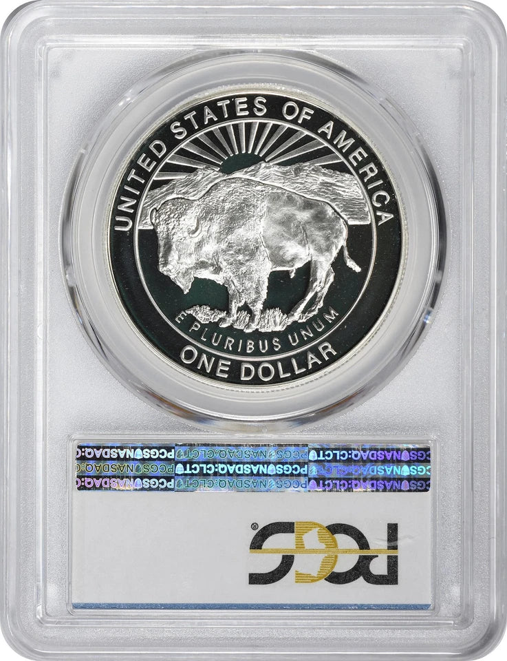 1999-P Yellowstone Silver Commemorative Dollar PR69DCAM PCGS Proof 69 Deep Cameo