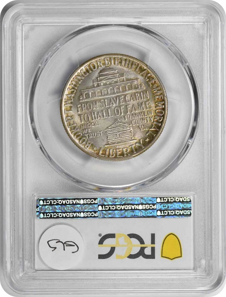 Washington (Booker T.) Silver Commemorative Half Dollar 1946 MS66 PCGS-1