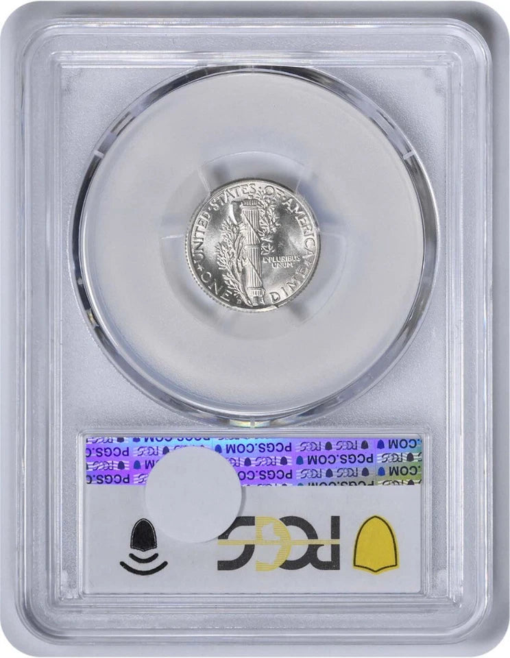 1942-D Mercury Silver Dime MS64FB PCGS