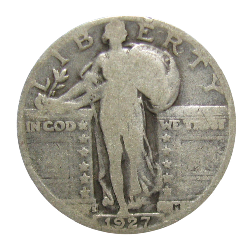 90% Silver Standing Liberty Quarter Average Circulated Single Coin