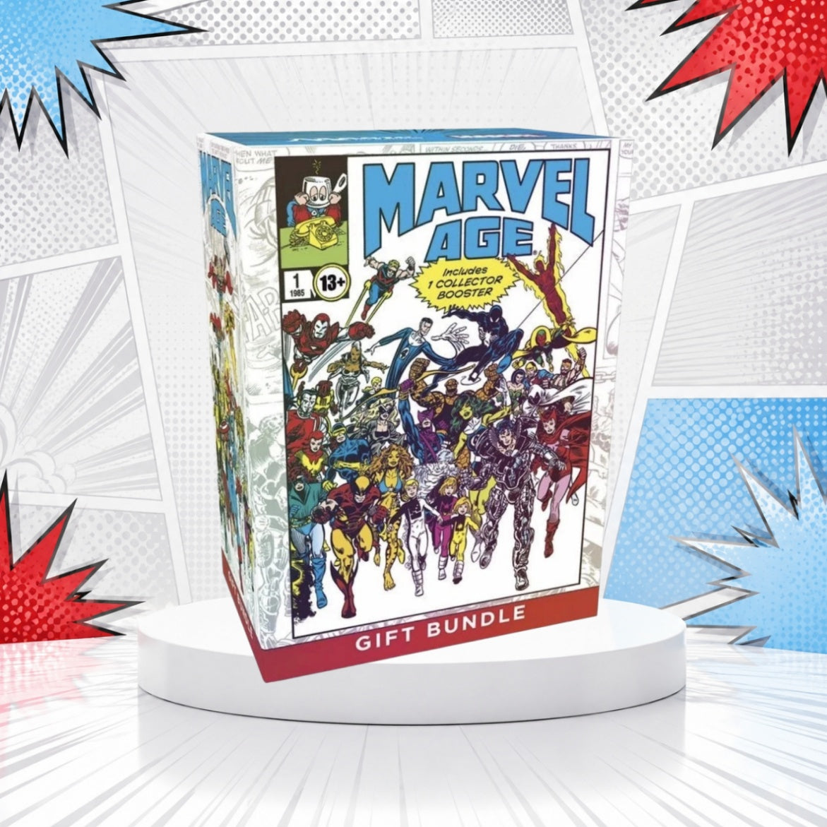 Magic: The Gathering Marvel Super Heroes Gift Bundle English Edition, Factory Sealed MTG Card Game Box with 9 Play Boosters, 1 Collector Booster, Foil Promo, Full-Art Lands and Storage Box, Collector Gift-2